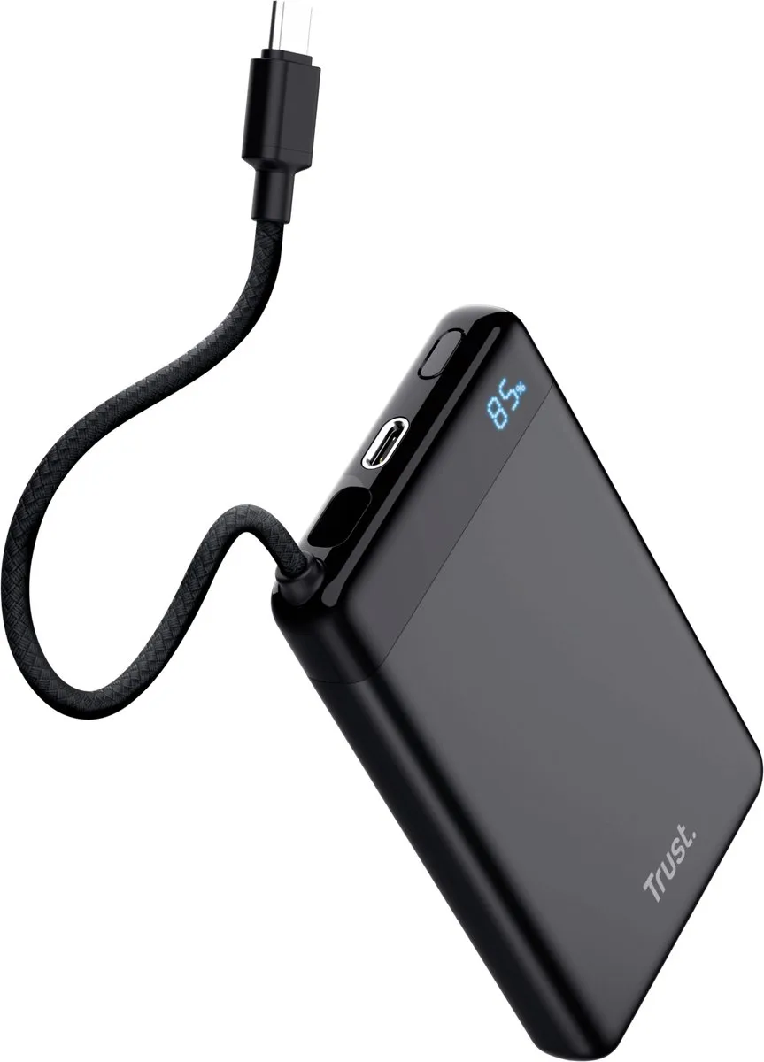 Trust Fiera Powerbank 10000mAh 20W - 2x USB-C - Zwart