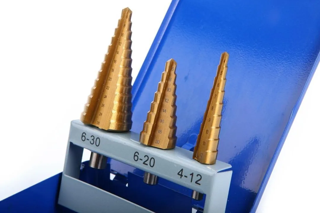 HBM Machines HSS Tin Gecoate Trapgatborenset 3-delig - Metaal