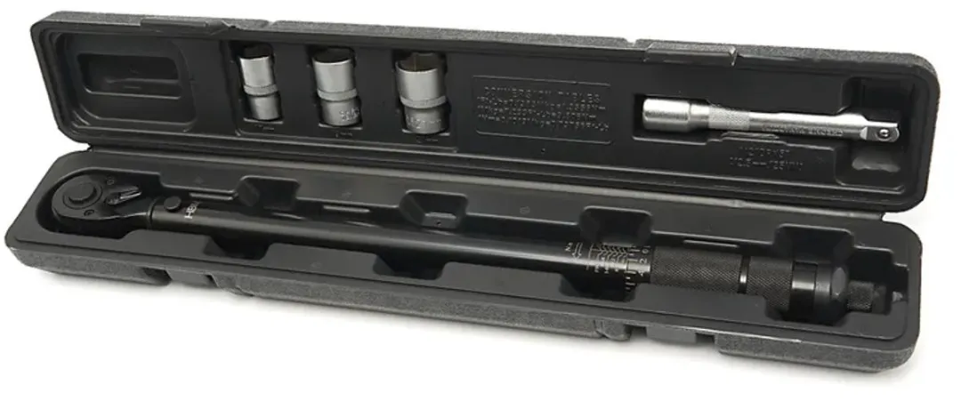 HBM Momentsleutel 28-210Nm 5-delig 1/2" - Chroom