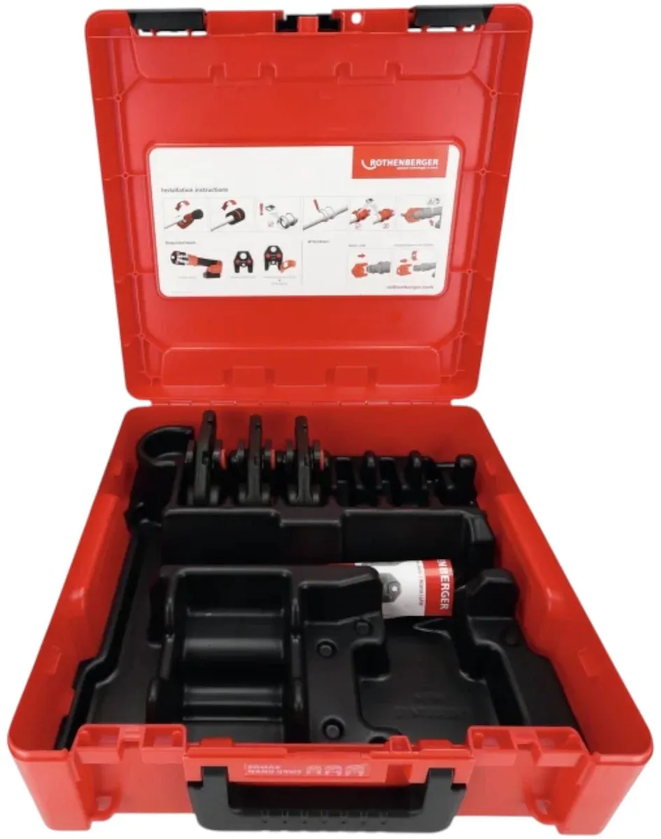 Rothenberger ROMAX NANO iJAWs SV Persbekkenset 3-delig 1000004939