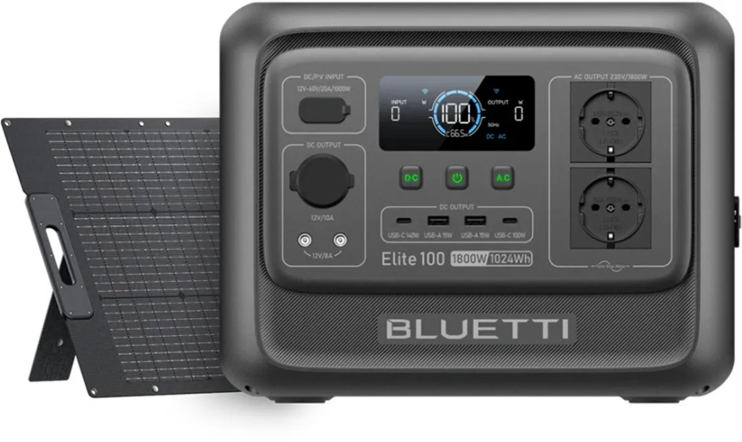 Bluetti Elite 100 V2 Energiesysteem 1024Wh 1800W