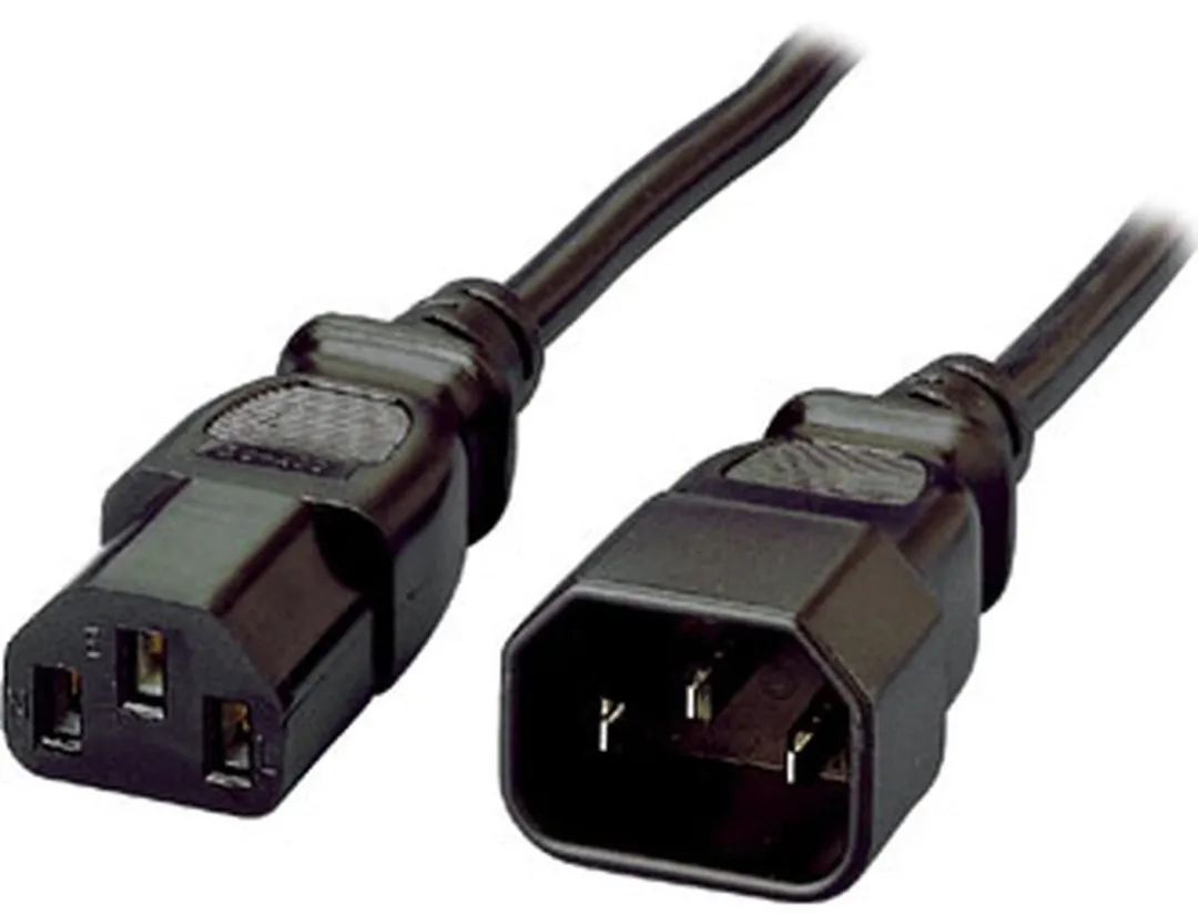 Equip 112100 Verlengkabel IEC 320 - 1.8m - Zwart