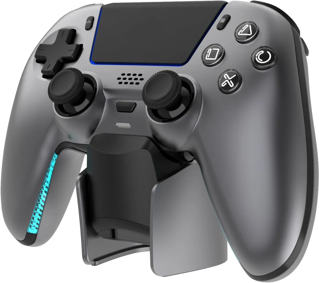 Deltaco Gaming Draadloze Pro Controller 4222475 - Grijs/Staal