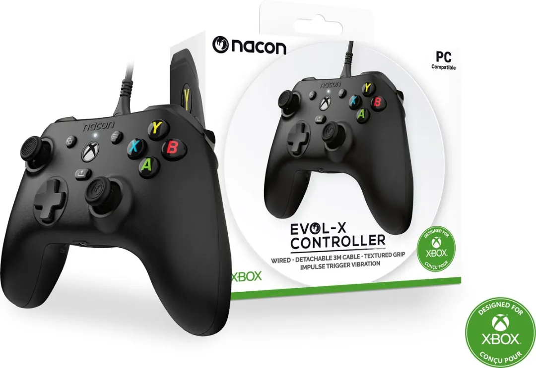 Nacon Wired Evol-X XBXEVOL-X Controller - Xbox Series X - Zwart