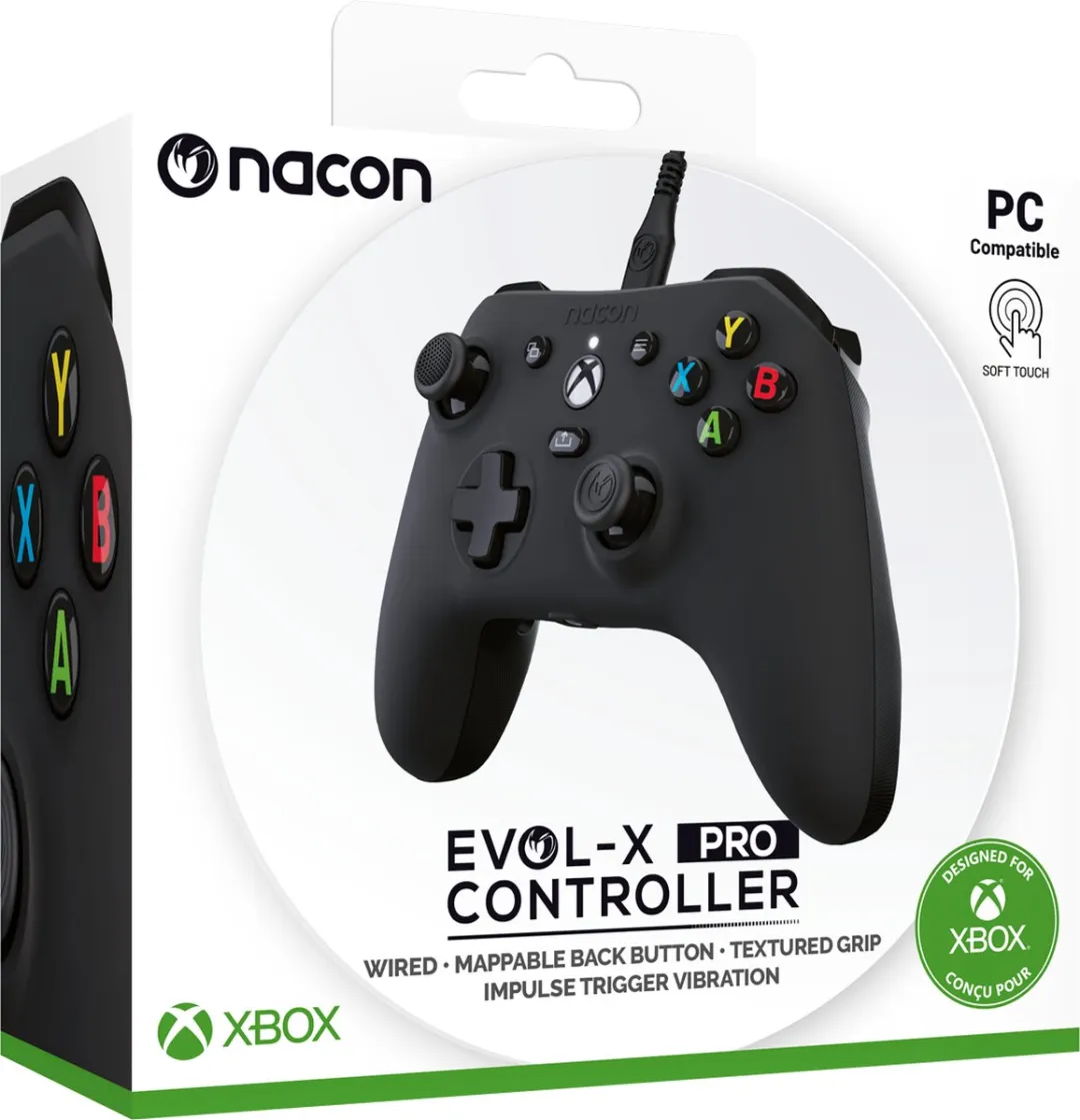 Nacon Wired Evol-X XBXEVOL-X Controller - Xbox Series X - Zwart
