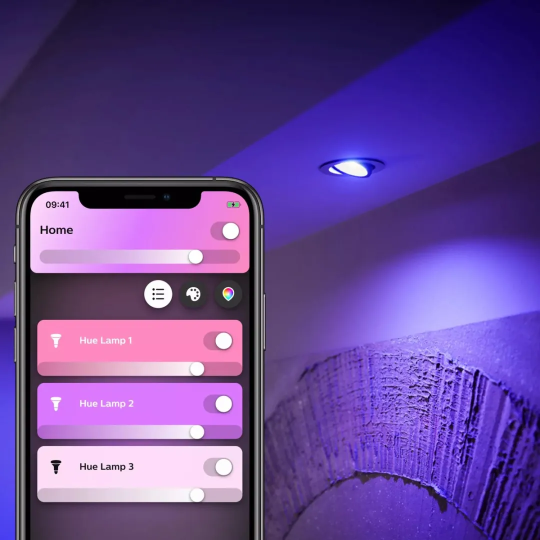 Philips LED Hue GU10 Warm Wit Mat - 2200K - afbeelding 6 van 6