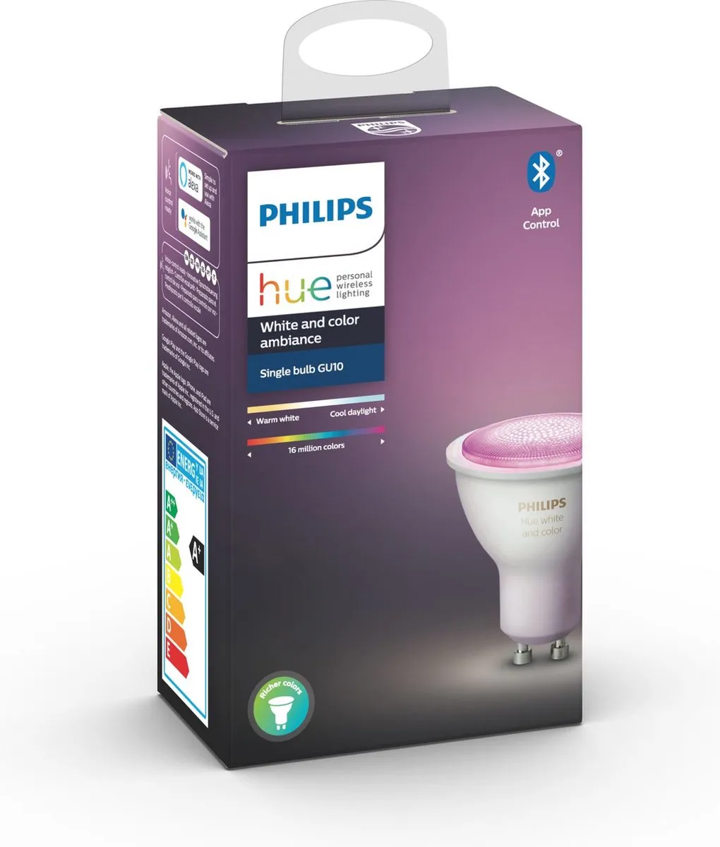 Philips LED Hue GU10 Warm Wit Mat - 2200K
