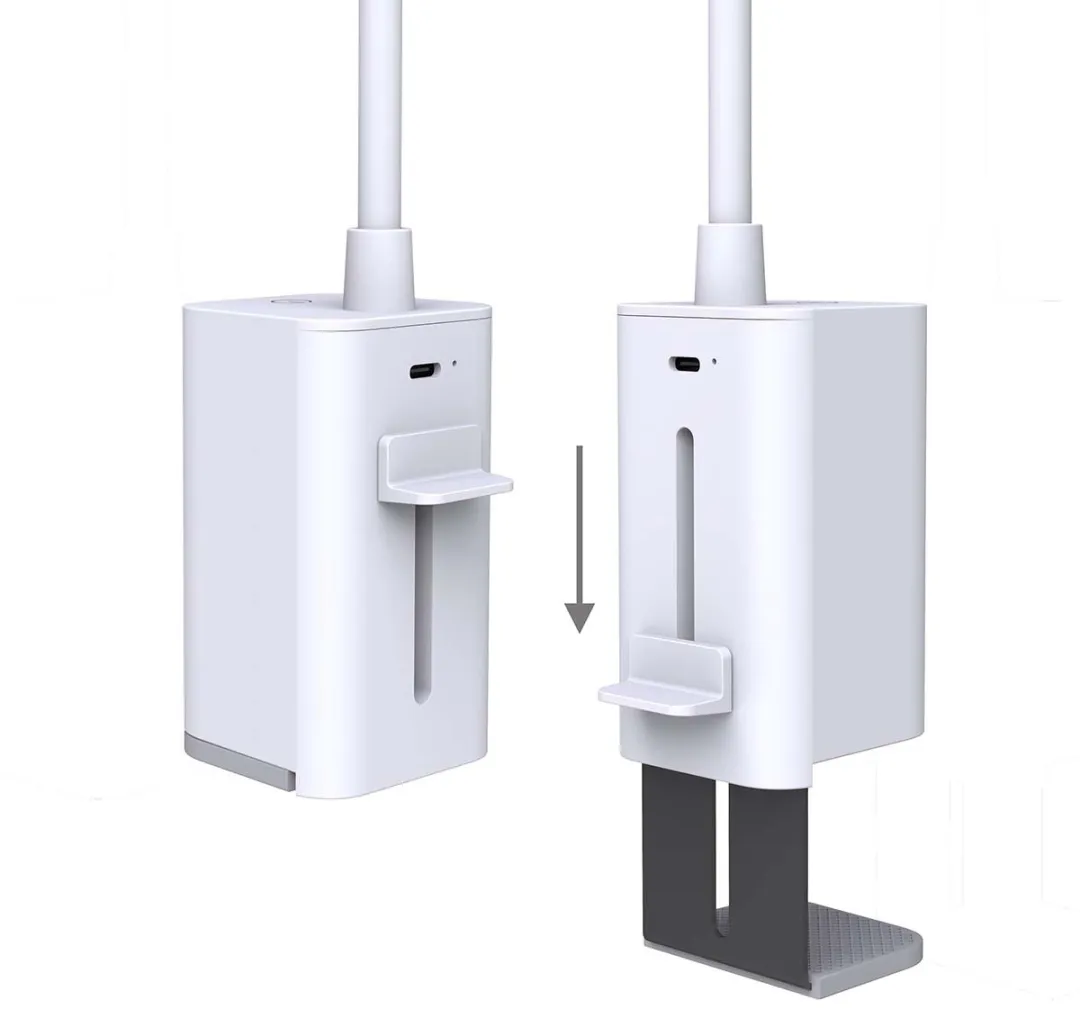 Nedis LED Bureaulamp Dimbaar Klemlamp Wit 5W