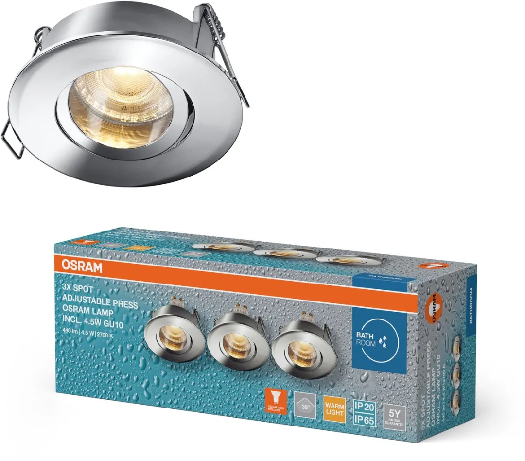 Osram Spot Set LED Inbouwspot IP65 4,5W