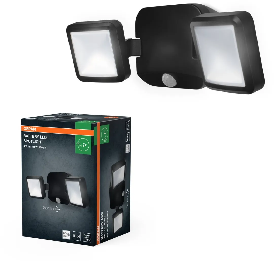 Osram Battery Spotlight 10W 4000K - Zwart