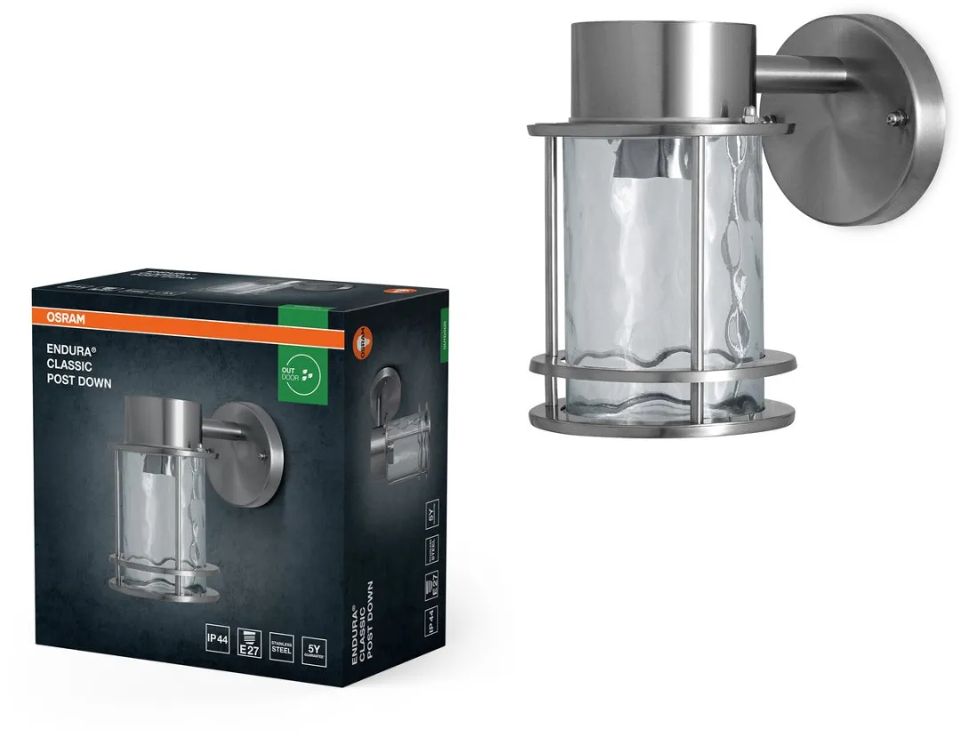 Osram ENDURA Klassieke Buitenlamp Staalgrijs E27 IP44