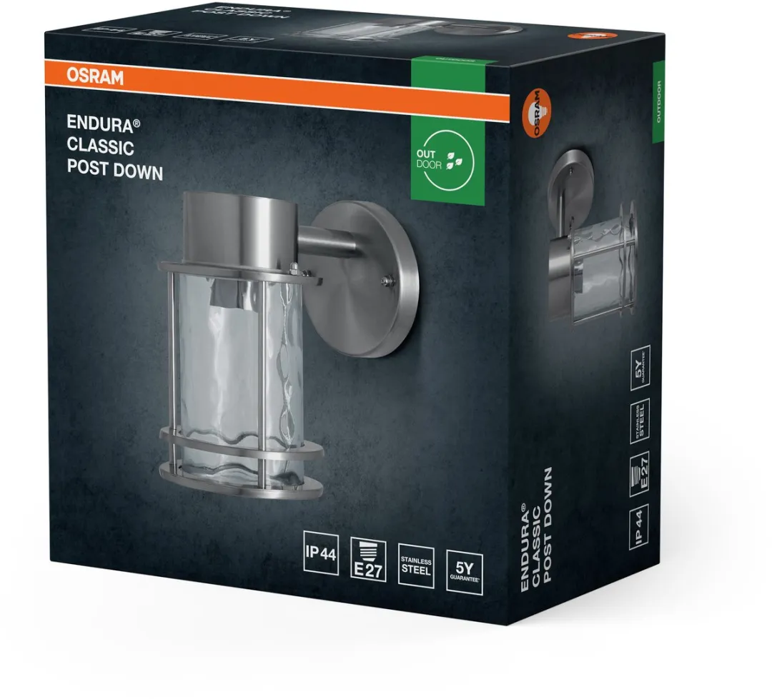 Osram ENDURA Klassieke Buitenlamp Staalgrijs E27 IP44 - afbeelding 6 van 6