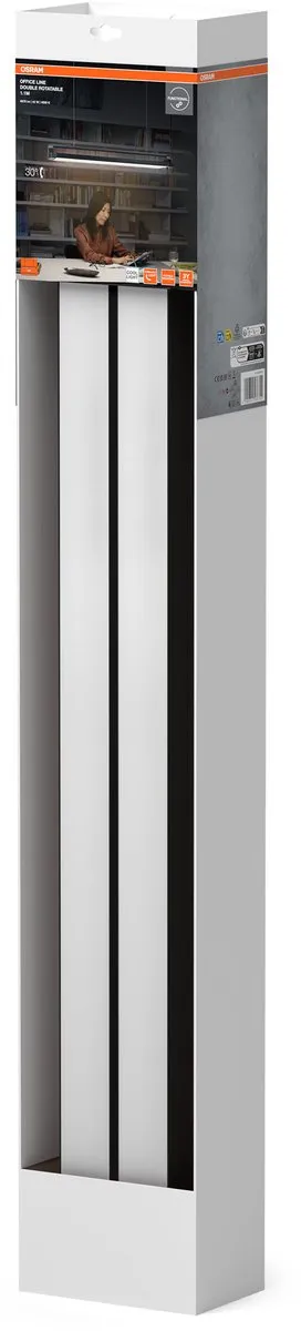 Osram Office Line DOUBLE ROTATABLE 1.1M Kantoorplafondlamp - 42W - Zwart