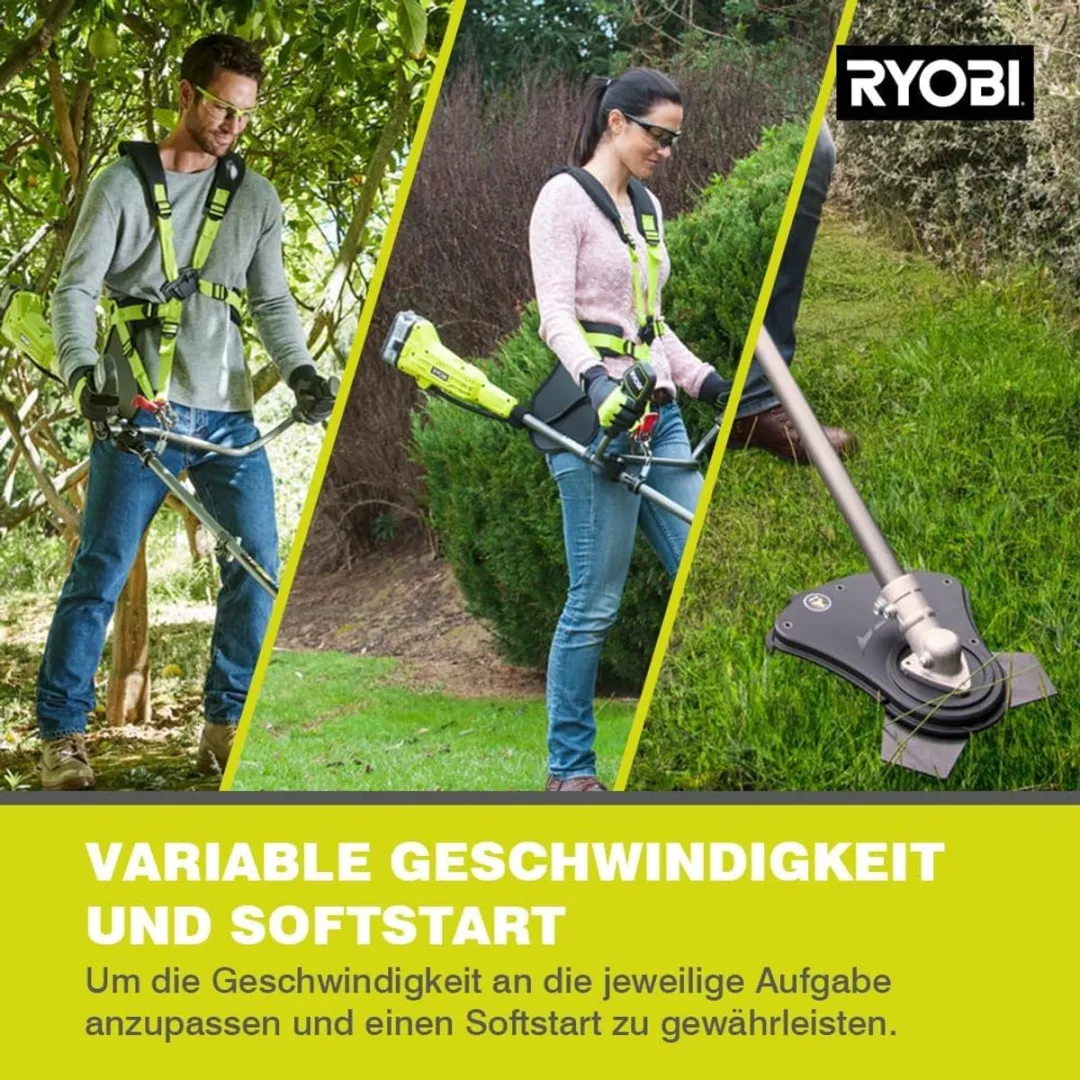 Ryobi OBC1820B 18V Li-Ion accu 2-in-1 Bosmaaier/Grastrimmer body - 20/30cm