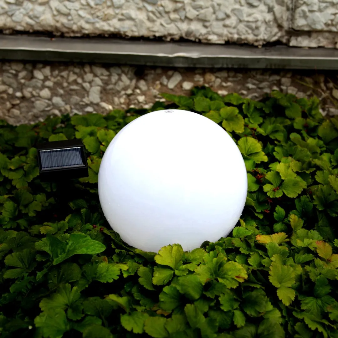 Star Trading Zonne-energie Tuinlamp 20x35cm - Zwart/Wit - afbeelding 4 van 5
