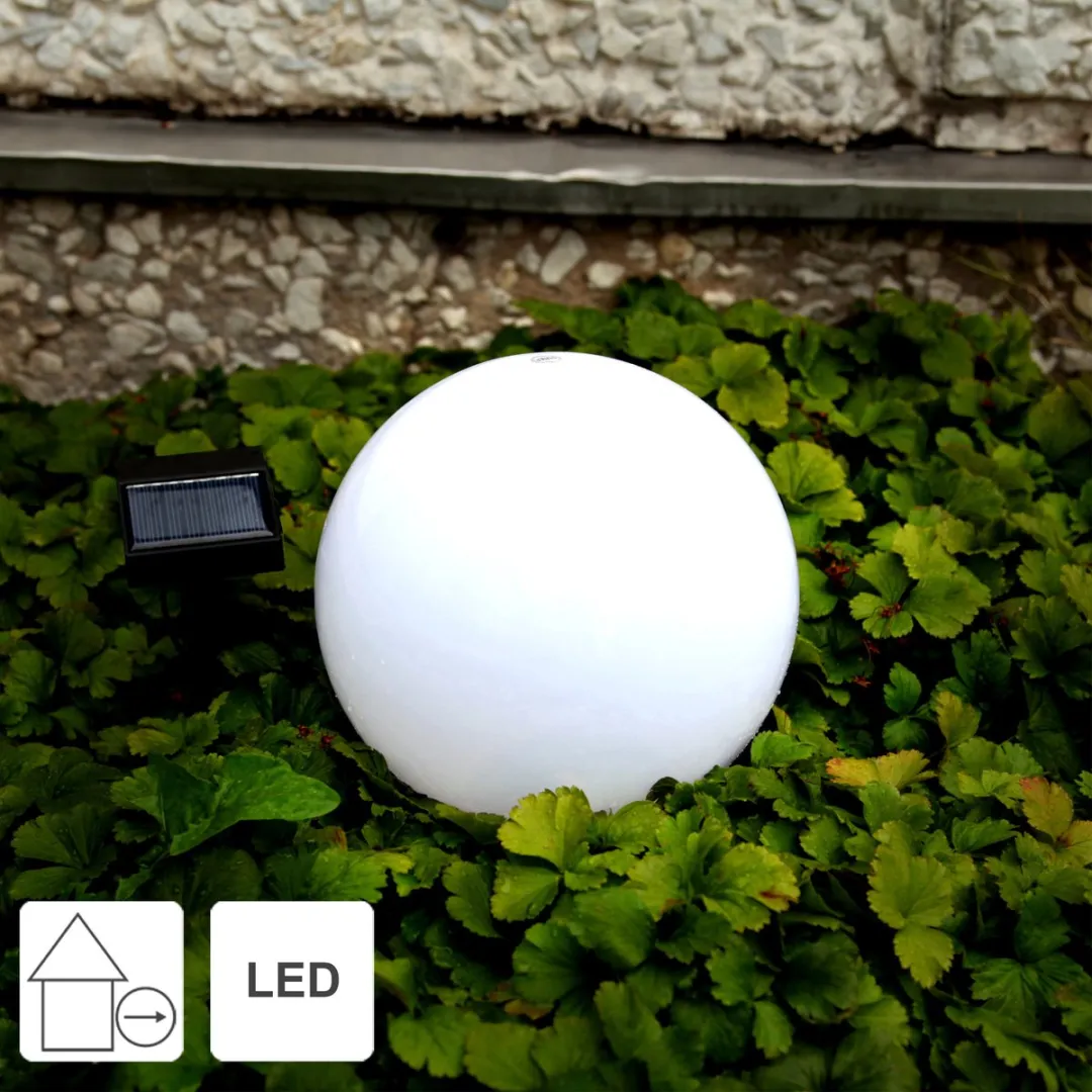 Star Trading Zonne-energie Tuinlamp 20x35cm - Zwart/Wit - afbeelding 5 van 5