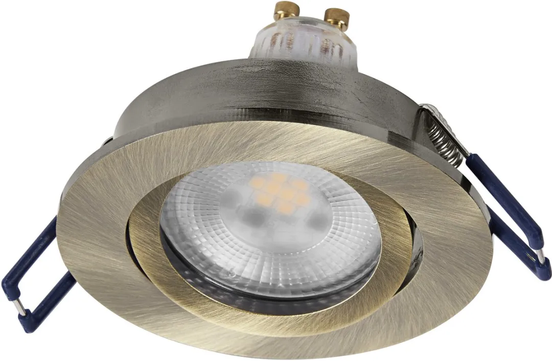 Osram Spot Set LED Inbouwspot 6W 85mm - 3 Stuks - Gepatineerd Messing