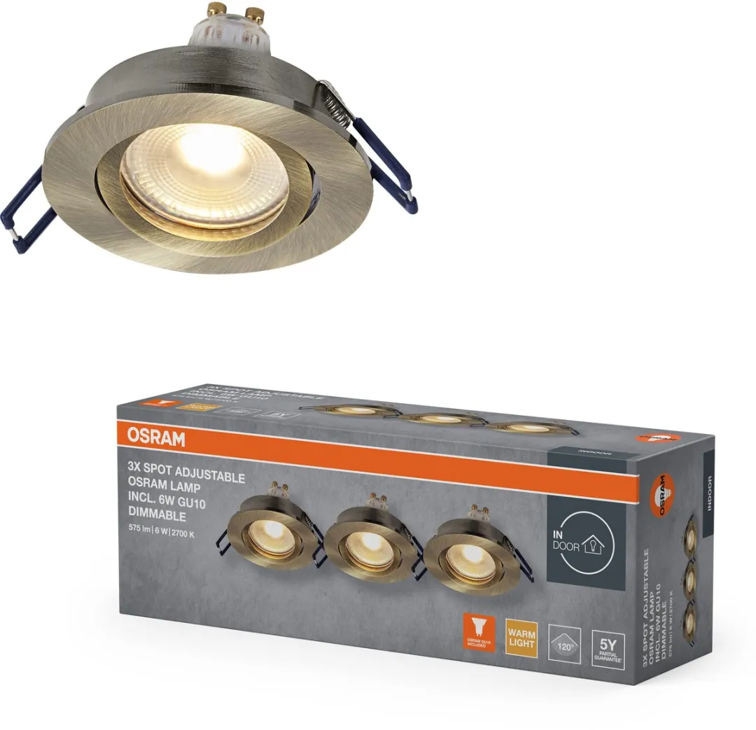 Osram Spot Set LED Inbouwspot 6W 85mm