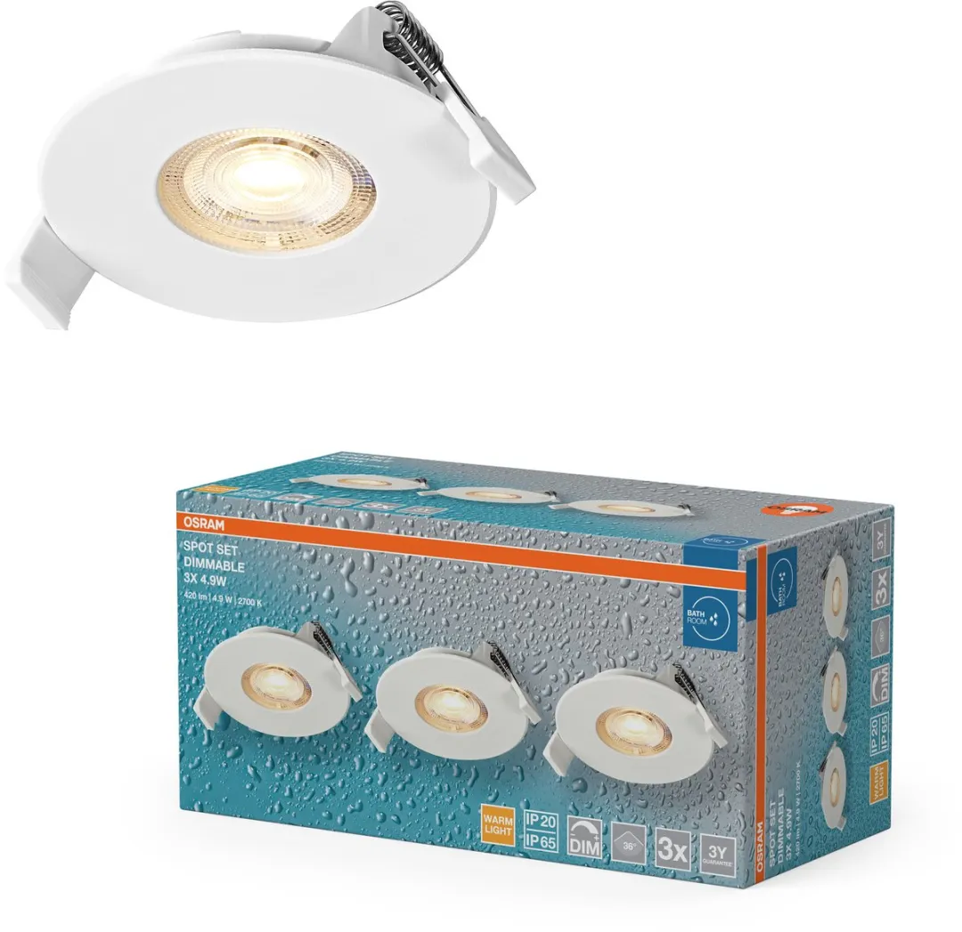 Osram LED Inbouwspot DIM IP65 4.9W