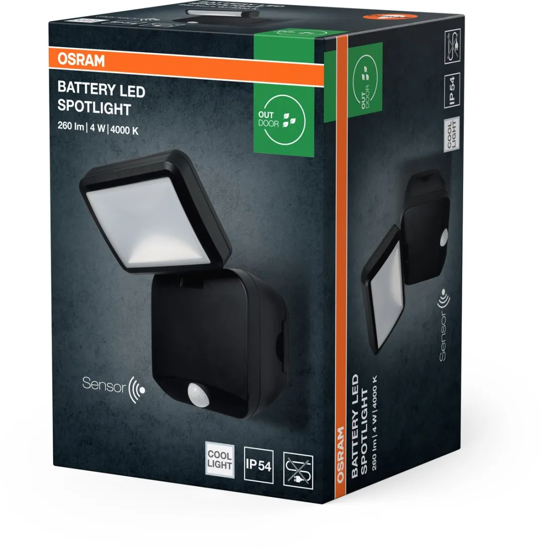 Osram LED Spotlight Sensor 4W 4000K - Zwart