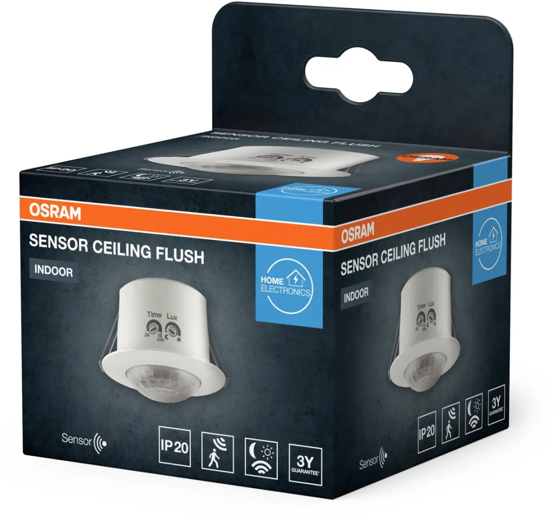 Osram Sensor Inbouw Plafondlamp 360° Wit - IP20