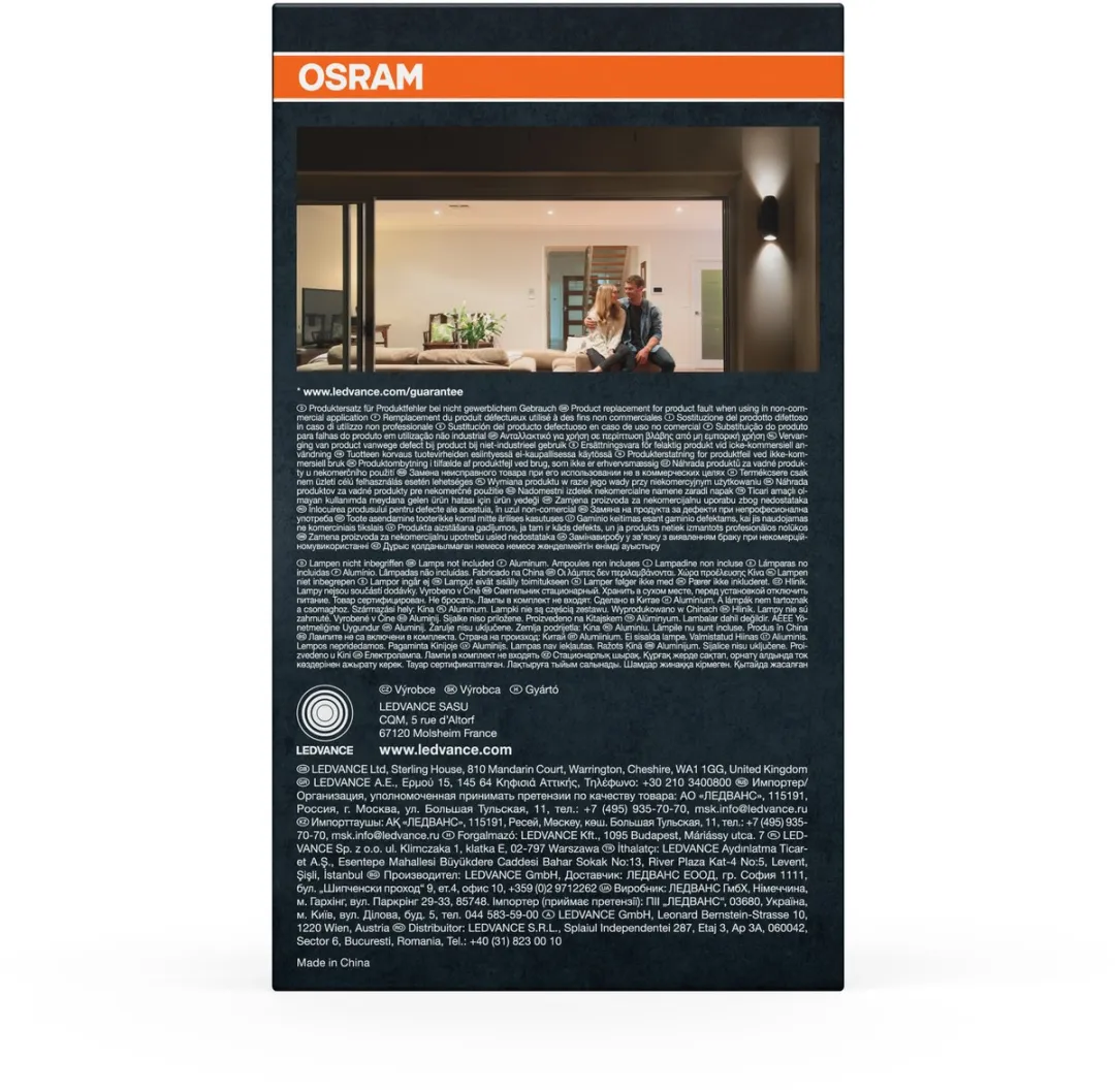 Osram Endura Classic Cannon Wall UpDown GU10 - Donkergrijs - afbeelding 6 van 6