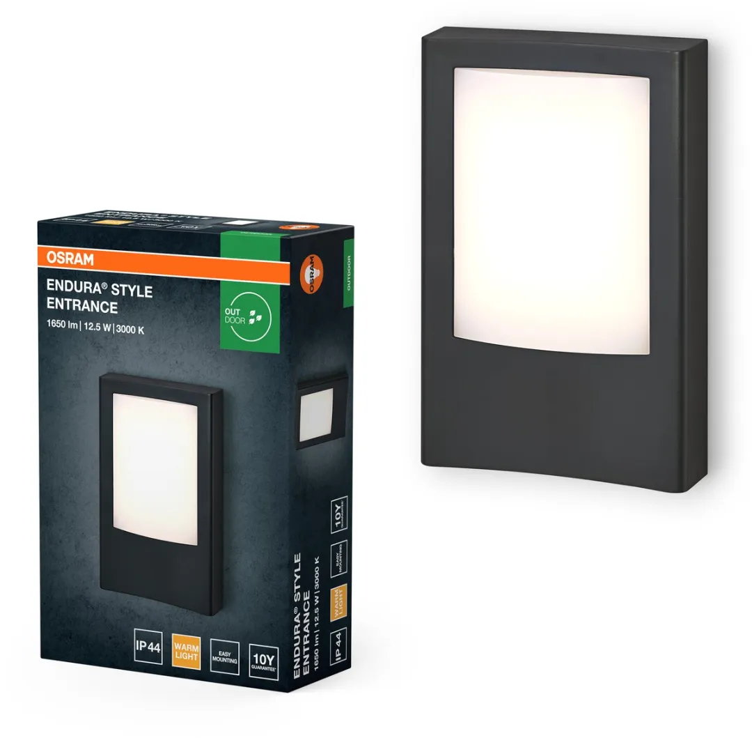 Osram Endura Style Entrance Donkergrijs 12,5W 900lm