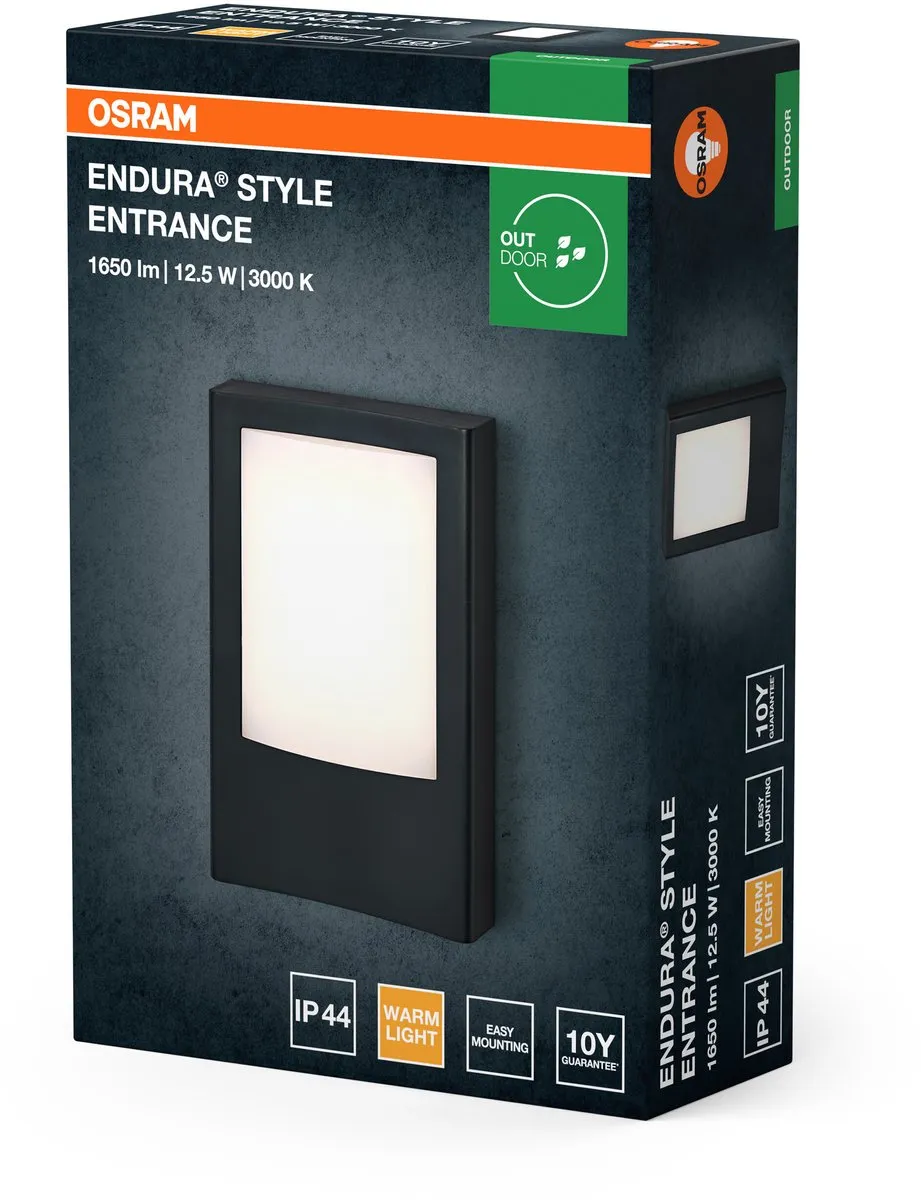Osram Endura Style Entrance Donkergrijs 12,5W 900lm - IP44
