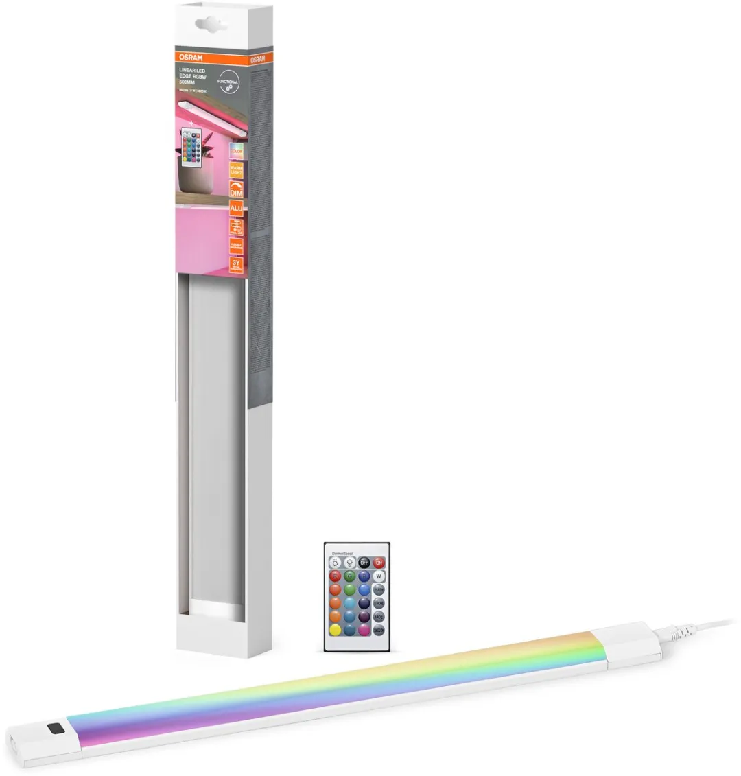 Osram Linear Edge Sensor RGBW 30cm - 8W - 460lm - Warm wit
