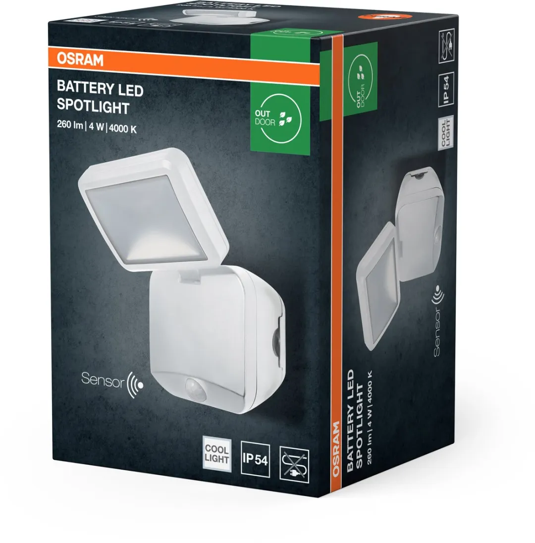 Osram Battery Spotlight Sensor 4W 4000K - Wit - afbeelding 6 van 6