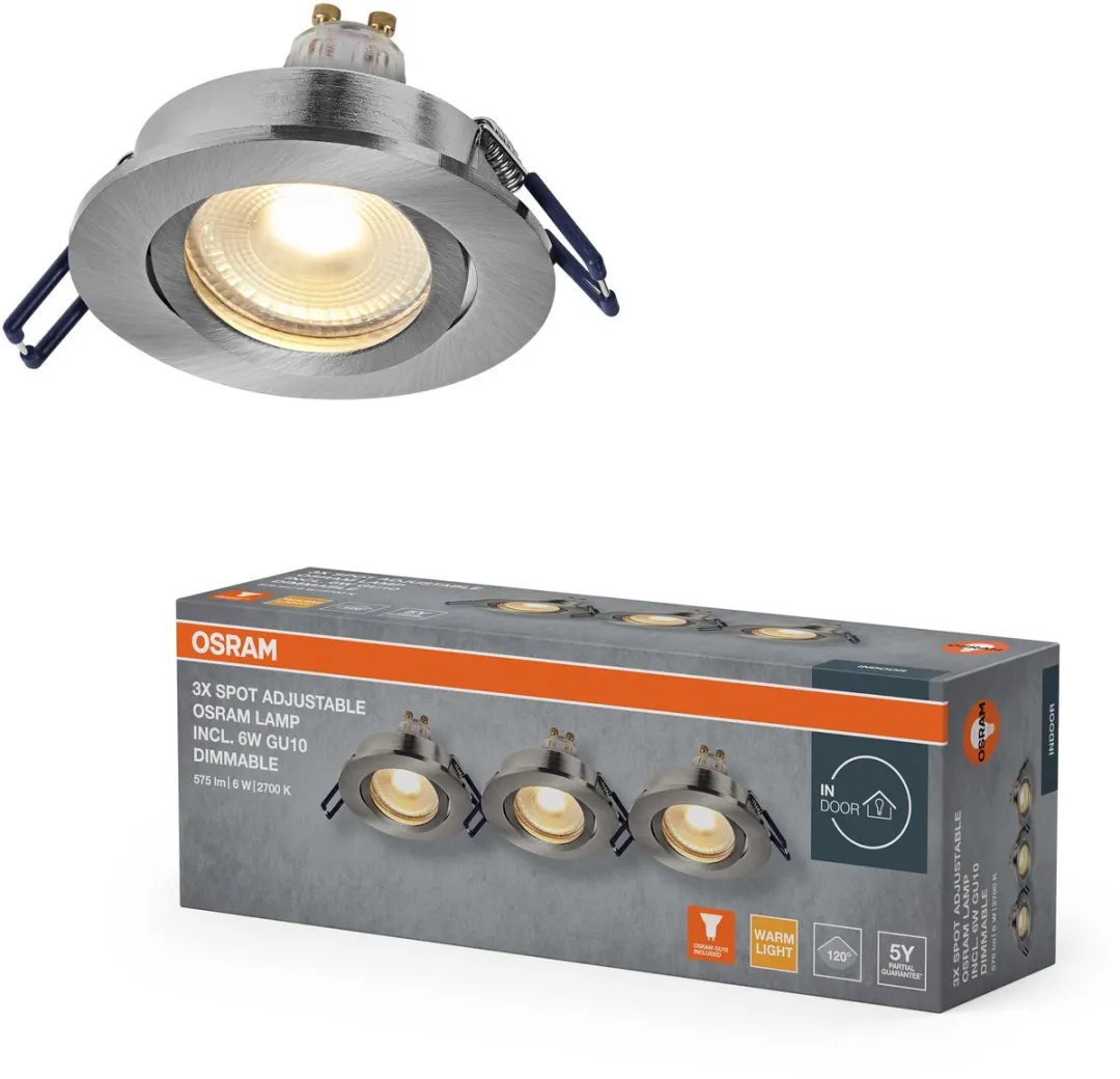 Osram Spot Set LED Inbouwspot DIM 6W 85mm
