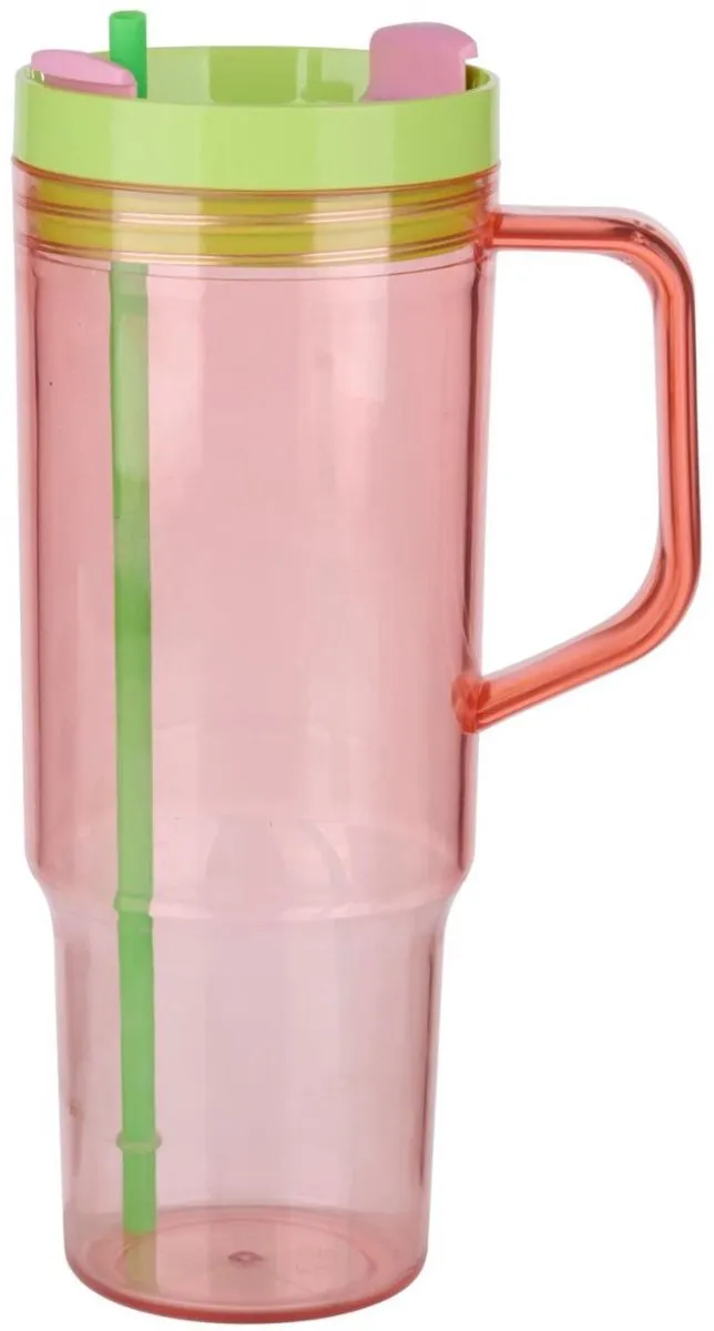 Alpina Drinkbeker met Rietje 450ml