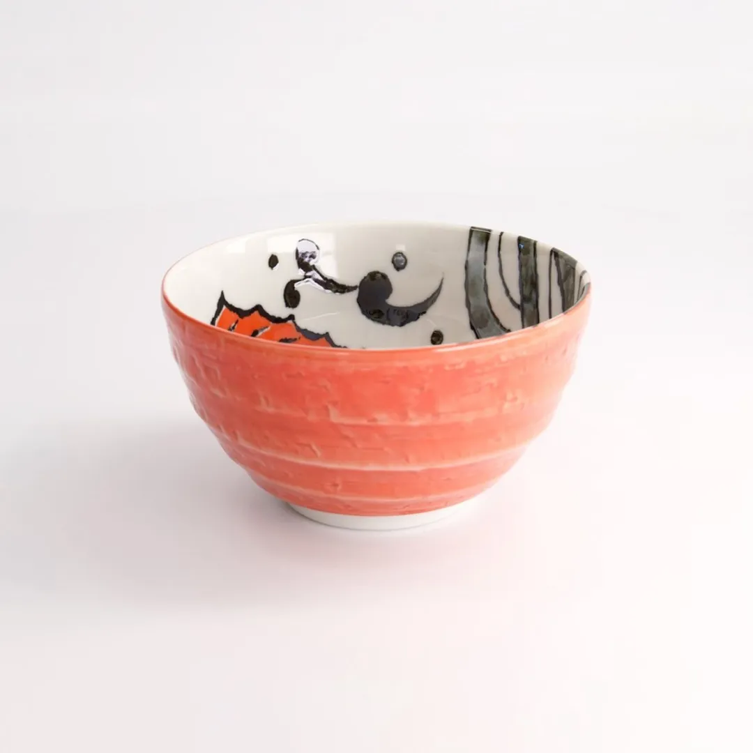 Tokyo Design Studio Beker Schaal 16cm - 950ml - Blauw/Wit