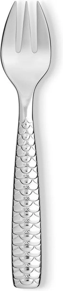 Alessi Colombina Fish Oestervork FM23/36S4 - 4 Stuks - Zilver