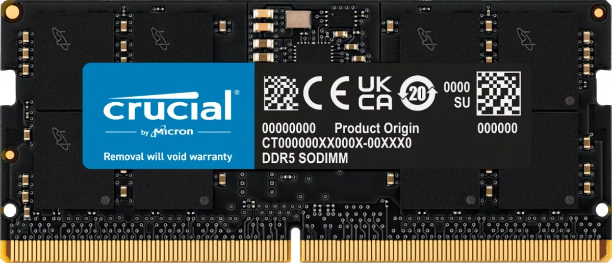 Crucial CT16G56C46S5T DDR5 SO-DIMM 16GB ECC