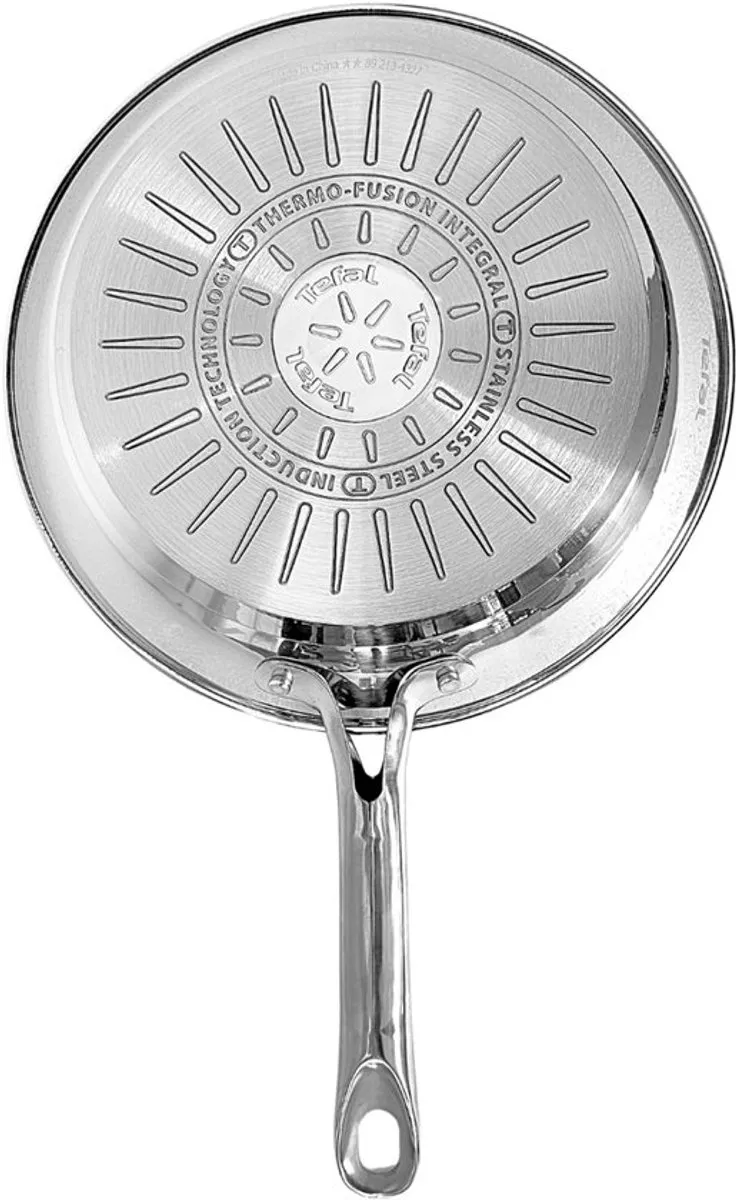 Tefal Infinite Koekenpannen Set 3-delig - 24/28/30cm - Zilver/Zwart - afbeelding 4 van 6