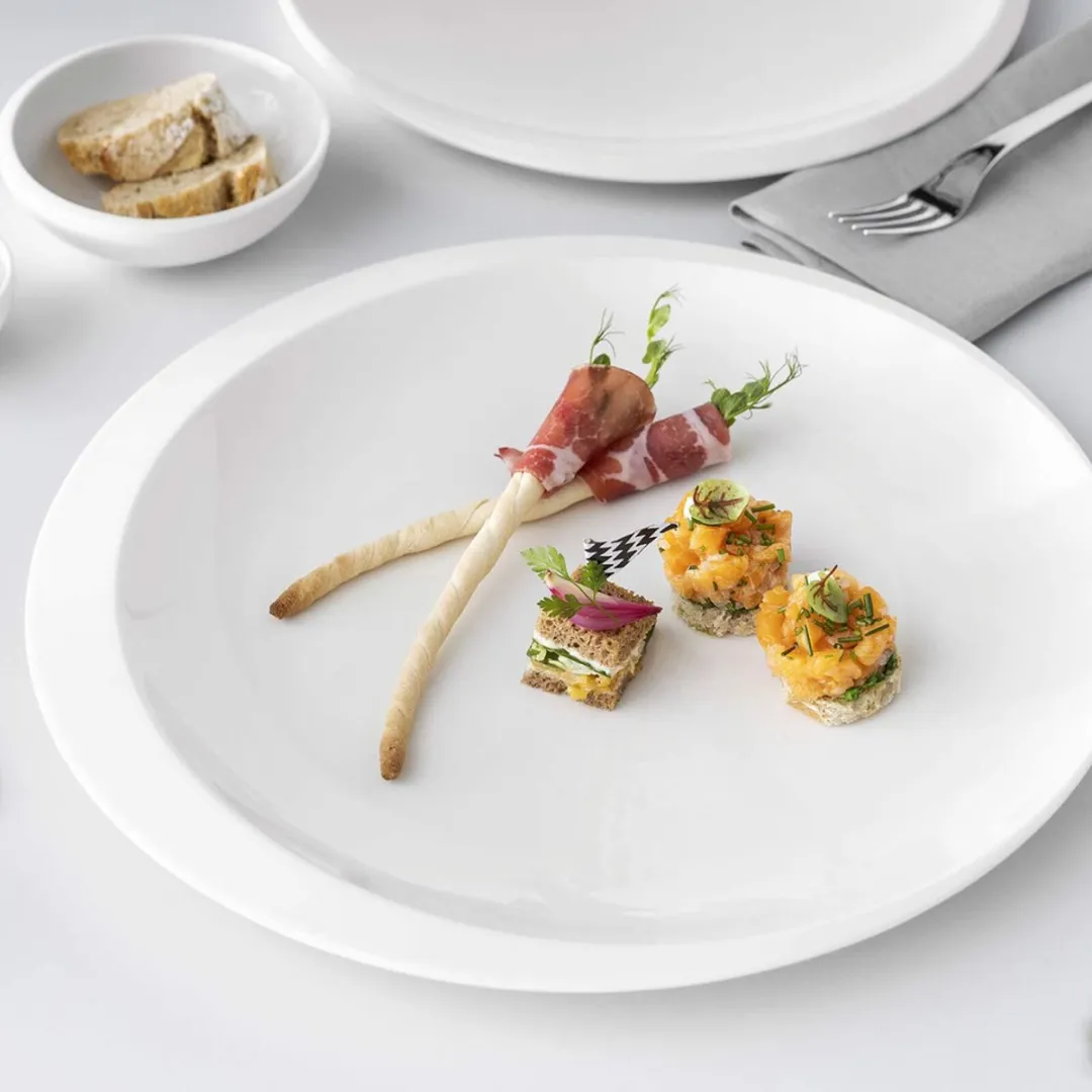 Villeroy & Boch NewMoon Teller-Set - 4-delig - Wit