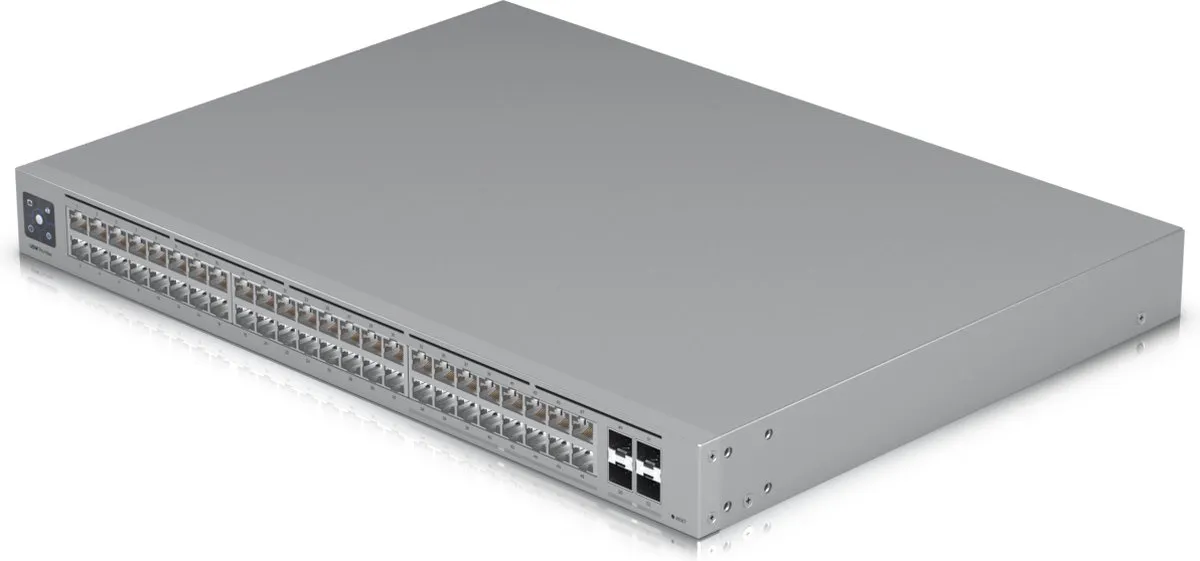 Ubiquiti UniFi USW Pro Max 48 Switch - 48x RJ45 + 4x SFP+ - 224 Gbps - Zilver