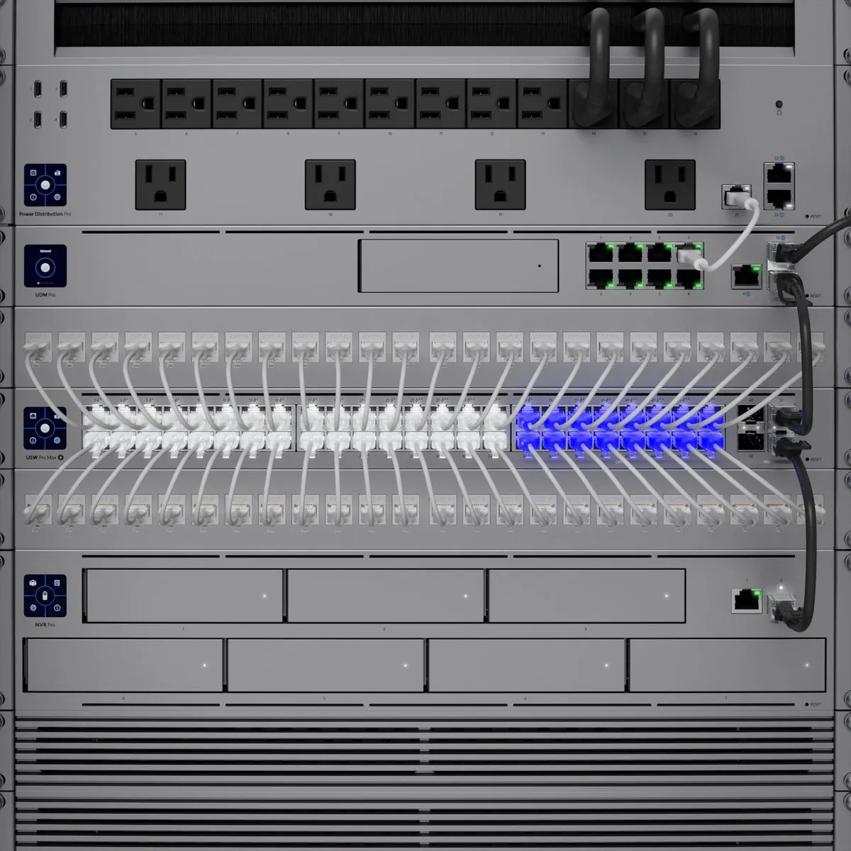 Ubiquiti UniFi USW Pro Max 48 Switch - 48x RJ45 + 4x SFP+ - 224 Gbps - Zilver - afbeelding 6 van 6