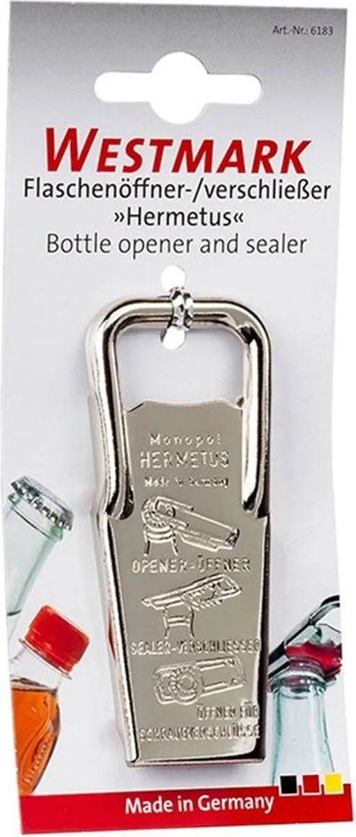 Westmark Flesopener & Afsluiter 61833360 - Zilver