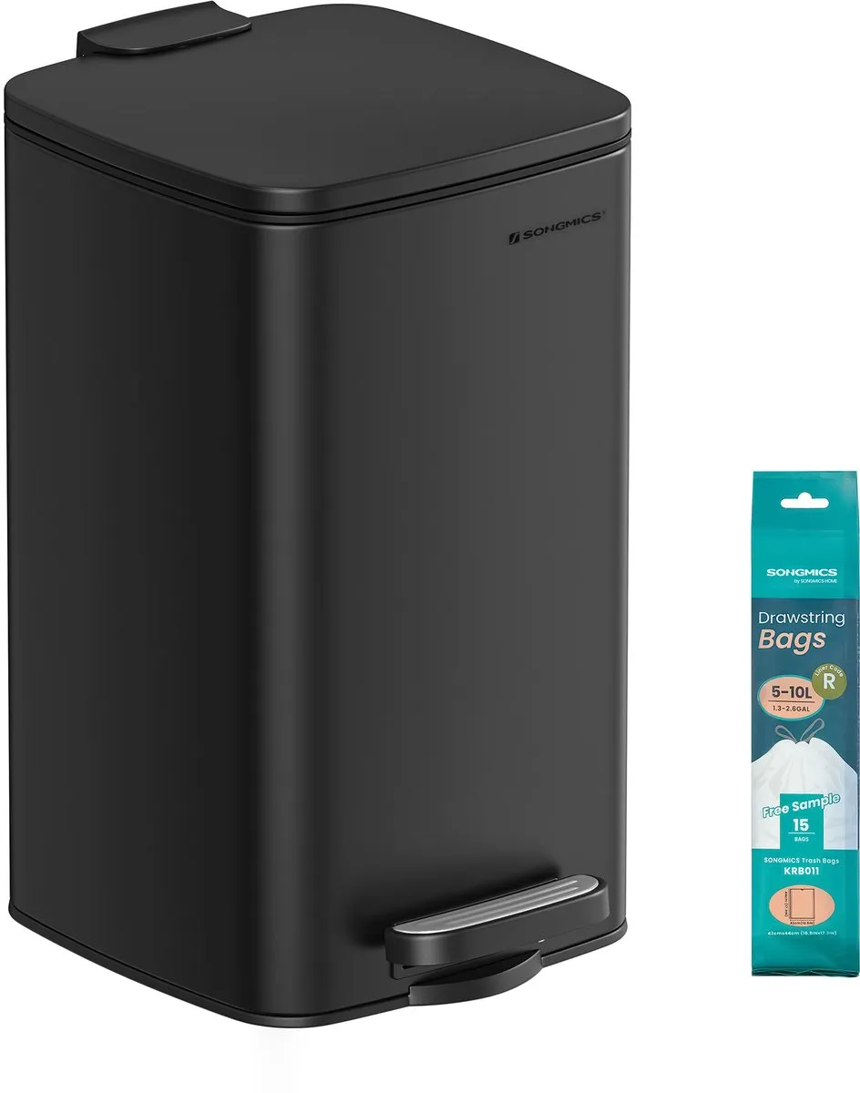 Songmics LTB591B0802 Pedaalprullenbak 8L