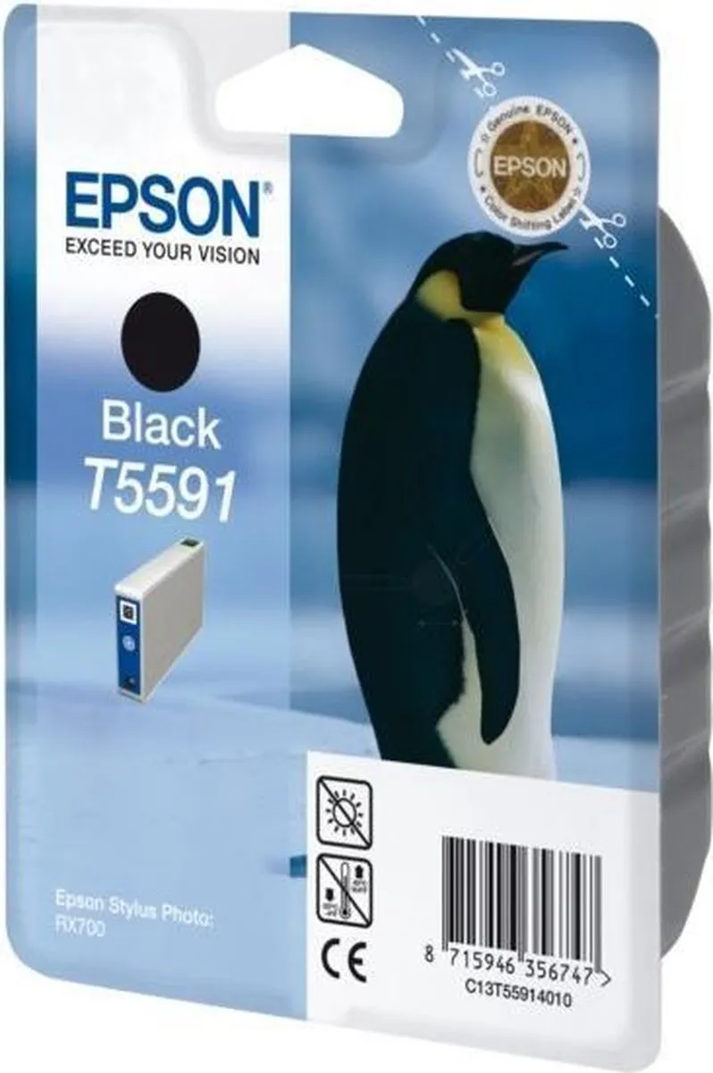 Epson T5591 Inktcartridge Zwart 17ml