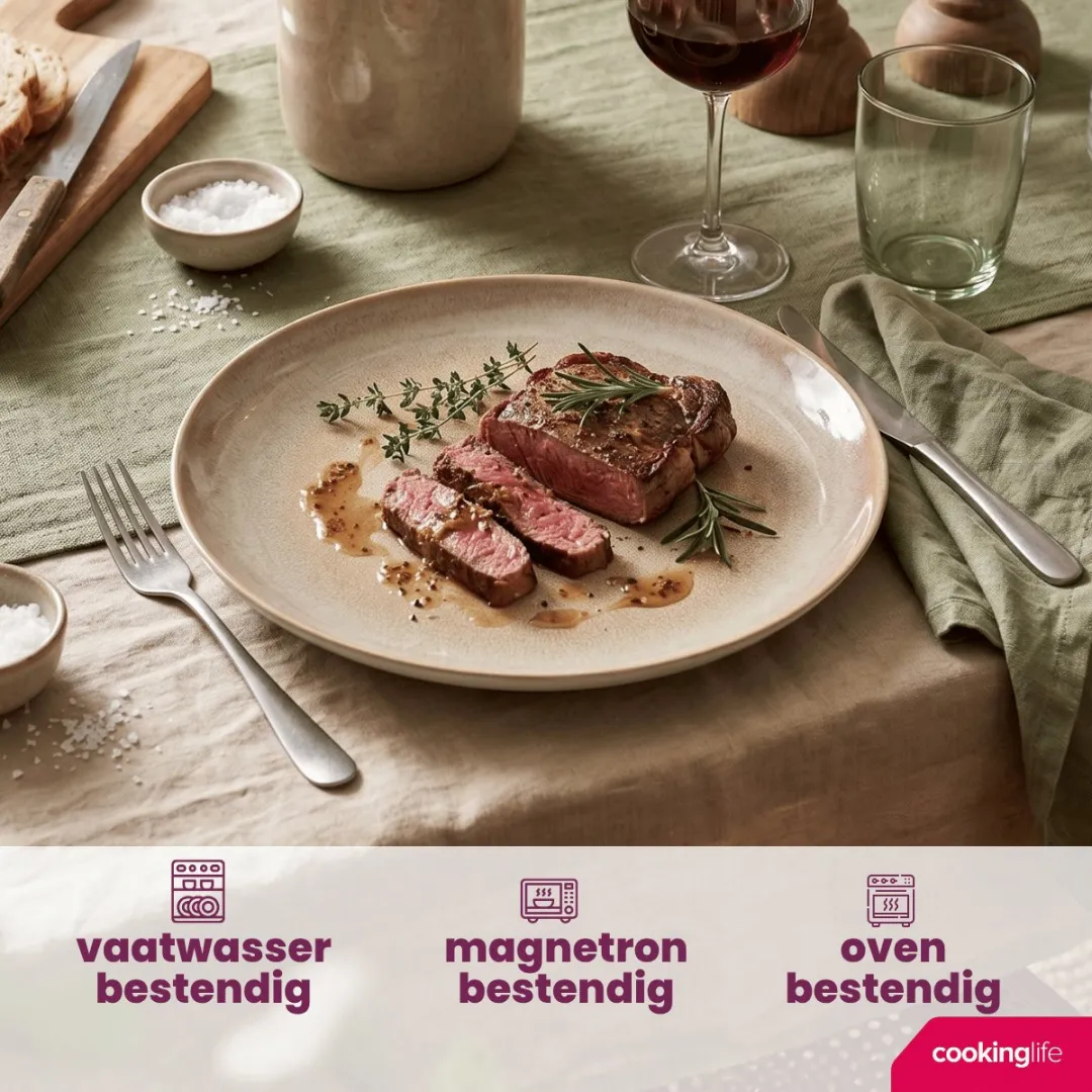 Cookinglife Serene Dinerborden - 4 Stuks - ø28cm