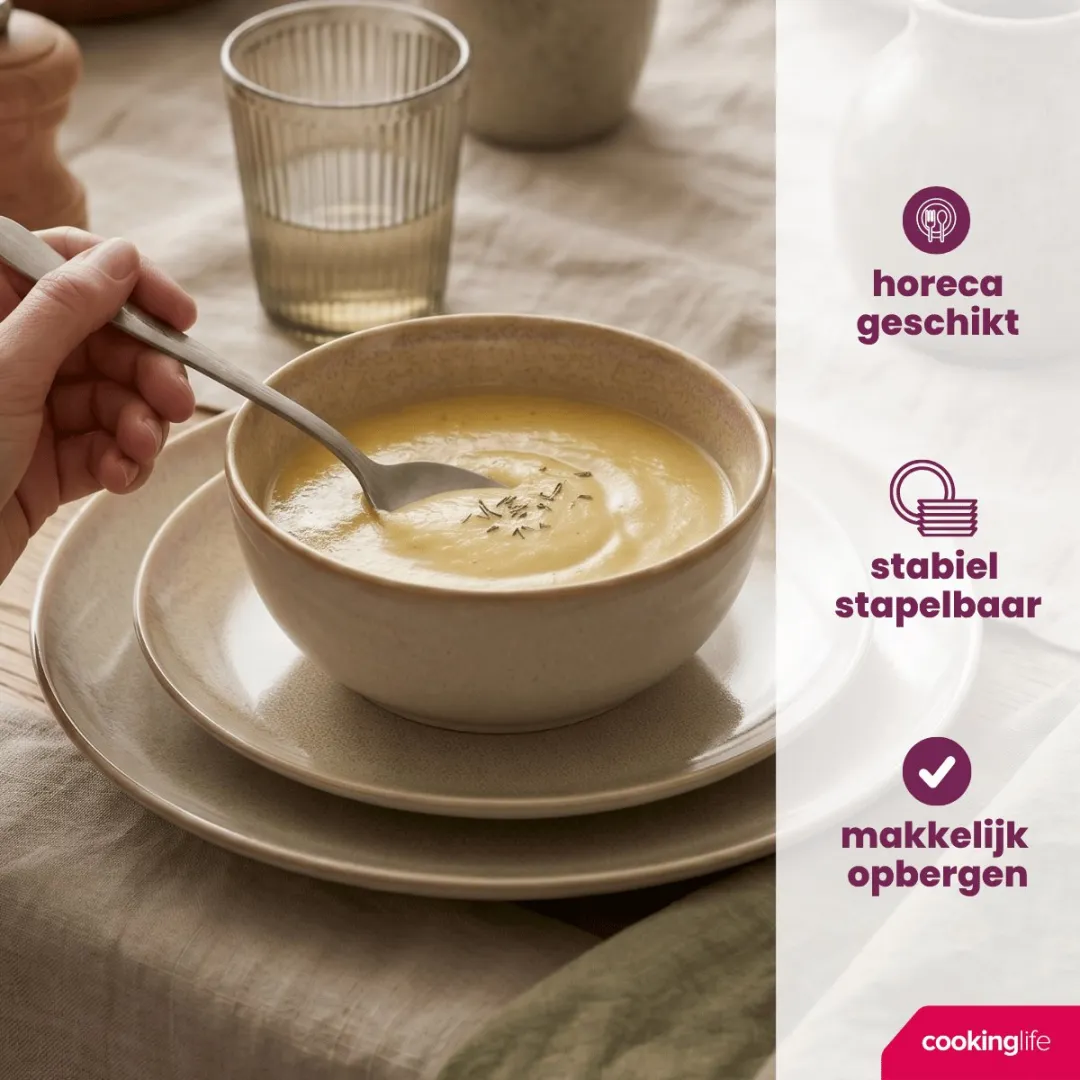 Cookinglife Serene Dinerborden - 4 Stuks - ø28cm