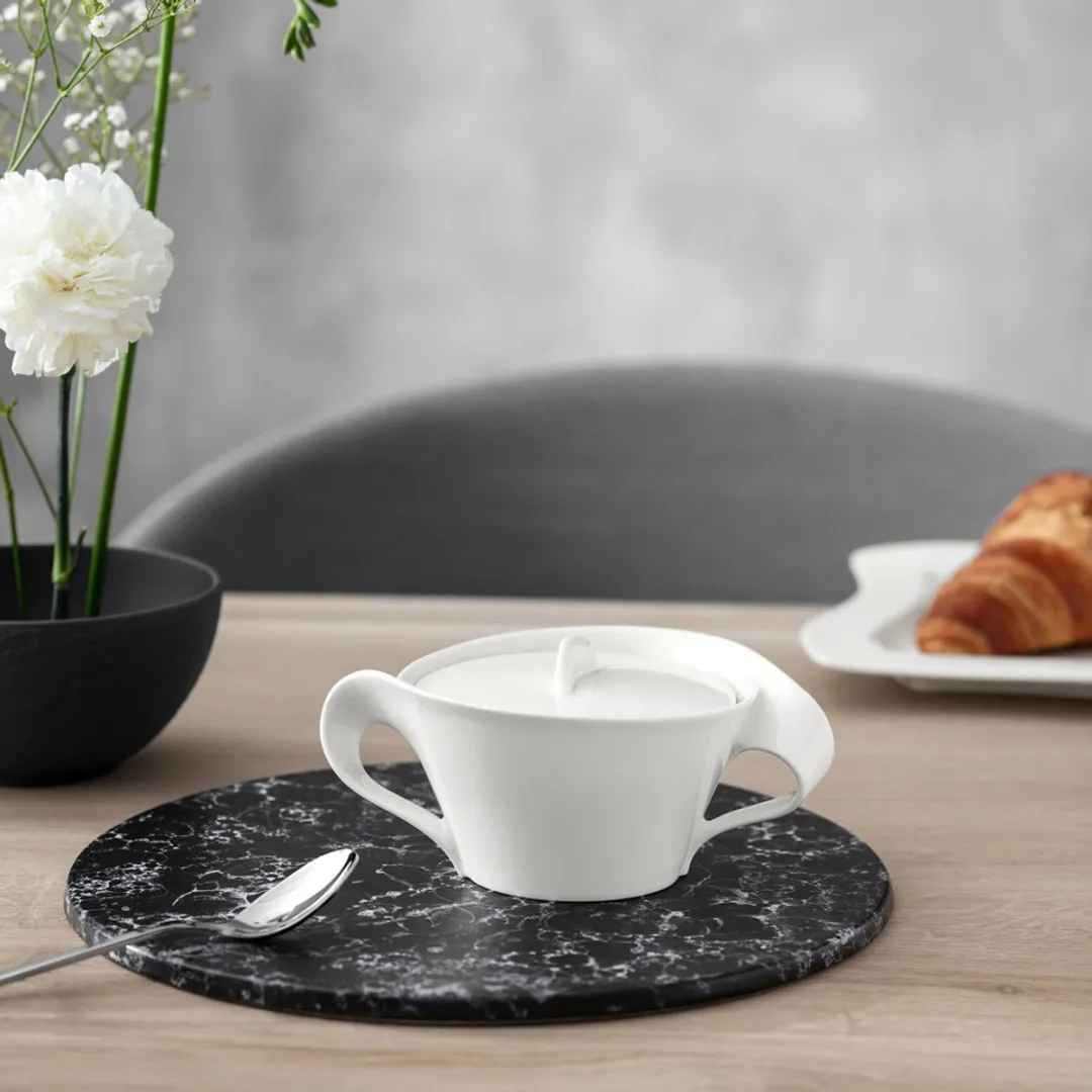 Villeroy & Boch NewWave Suikerpot 260ml - Wit - afbeelding 6 van 6