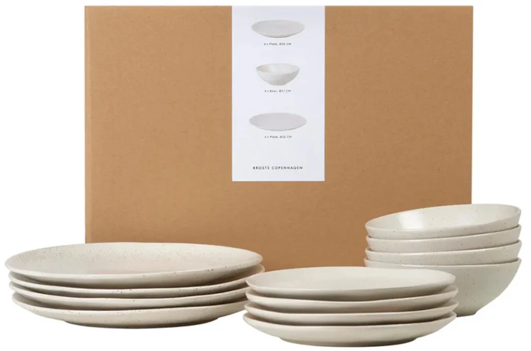Broste Copenhagen Nordic Vanilla Dinner Set - 4 Personen