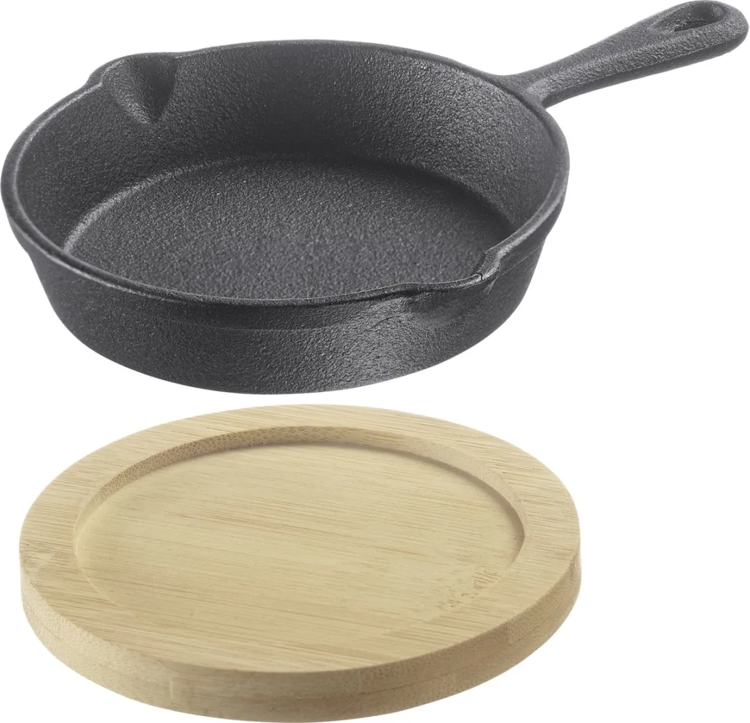 Westmark Gietijzeren Tapaspan 125ml - 2 Stuks - Zwart