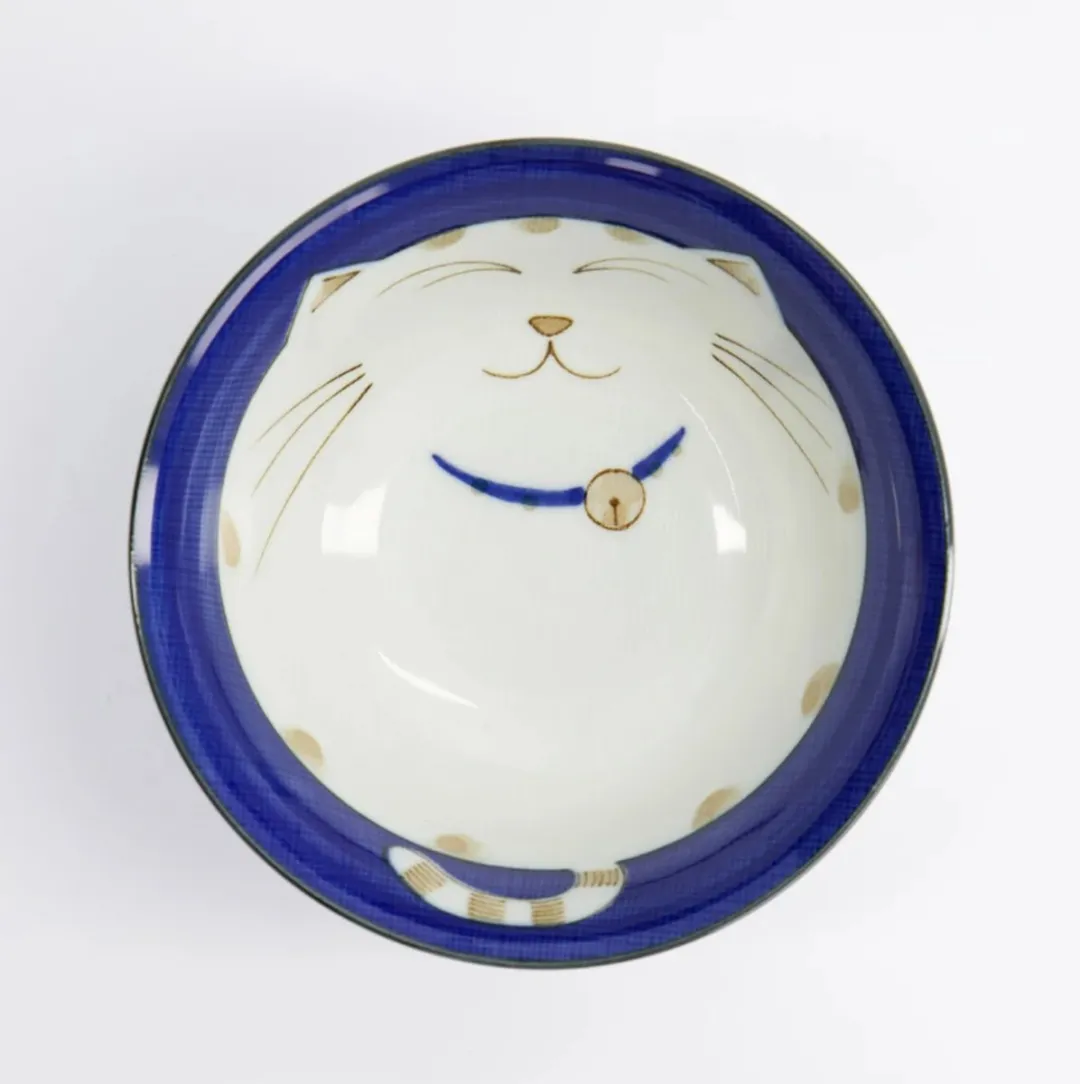 Tokyo Design Studio Bekers Cat Tayo - Blauw