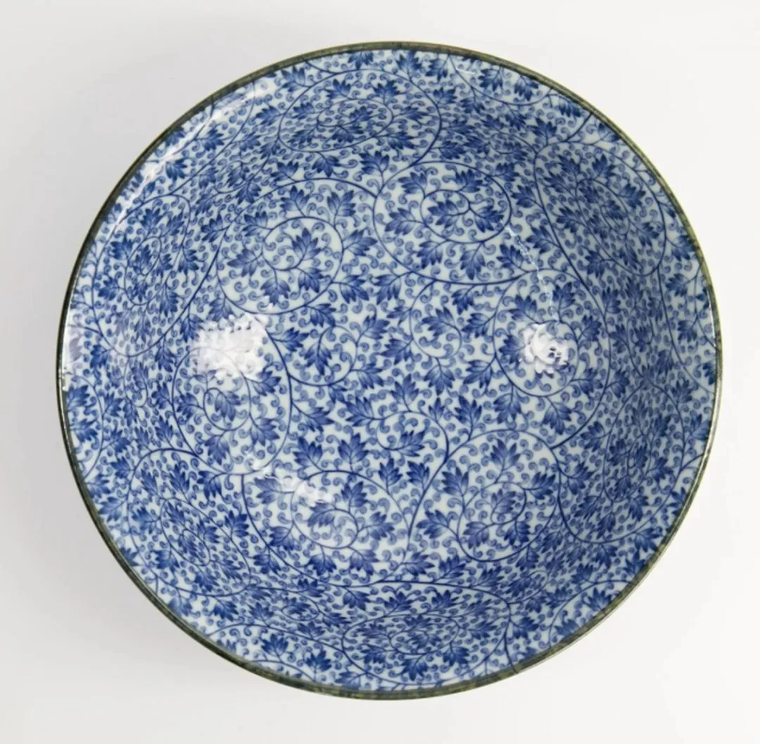 Tokyo Design Studio Mixed Bowls 21x8cm Karakusa - 1000ml - Blauw