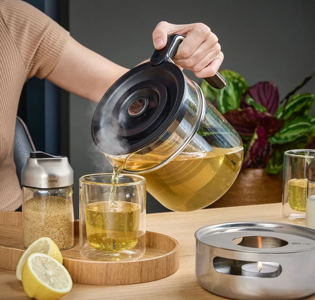 GEFU Theepot T-PREP 1.5L - Transparant